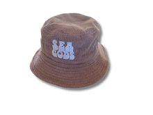 Load image into Gallery viewer, Corduroy Hat- White/ Pinky Beige
