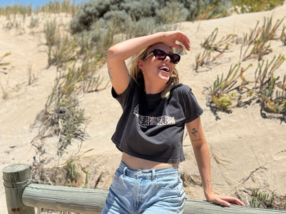 Old School- Faded Black