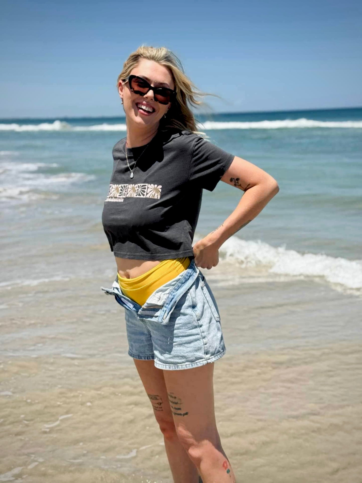 Old School- Faded Black