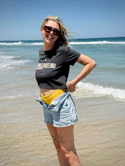 Old School- Faded Black