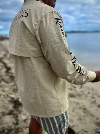 Davy Jones-Vented Button Up Fishing Shirt