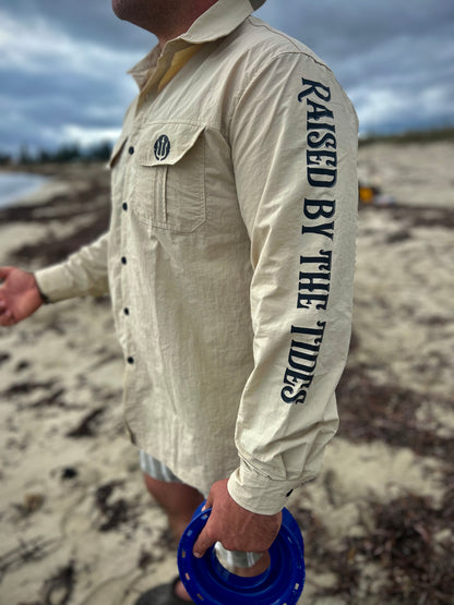 Davy Jones-Vented Button Up Fishing Shirt